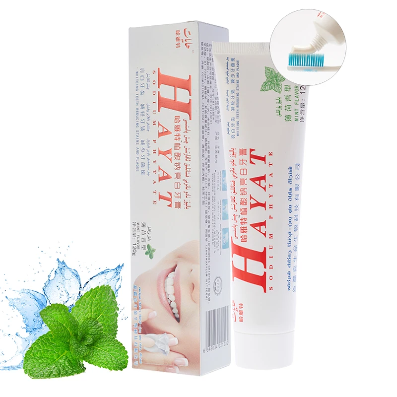 Personalized Custom Premium Fluoride-Free Whitening Teeth Sodium Phytate Mint Flavor Toothpaste
