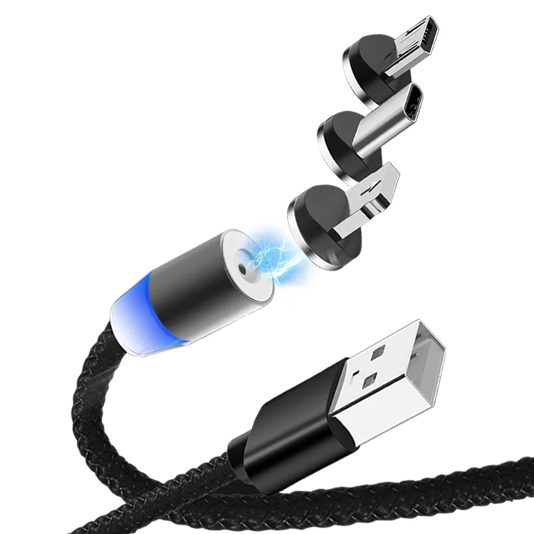  3ft 6ft 3 в 1 зарядное устройство магнитный кабель для зарядки с Mirco-USB Type-C смартфон и