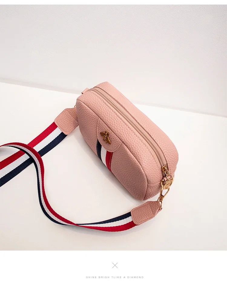 
PU Leather and Women Ladies Girl Single Shoulder Messenger Bag 