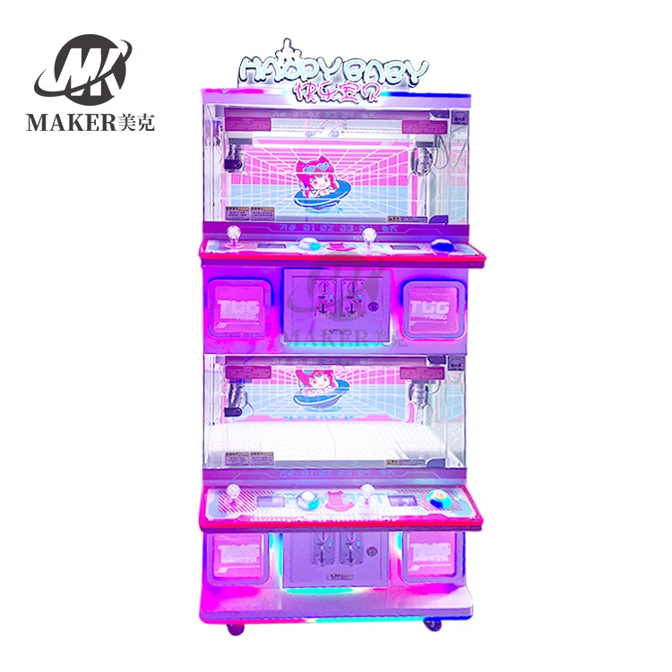 Leisure Crane Claw Machine Arcade Gift Parent-Child Four Player Toy Catcher Game Machine