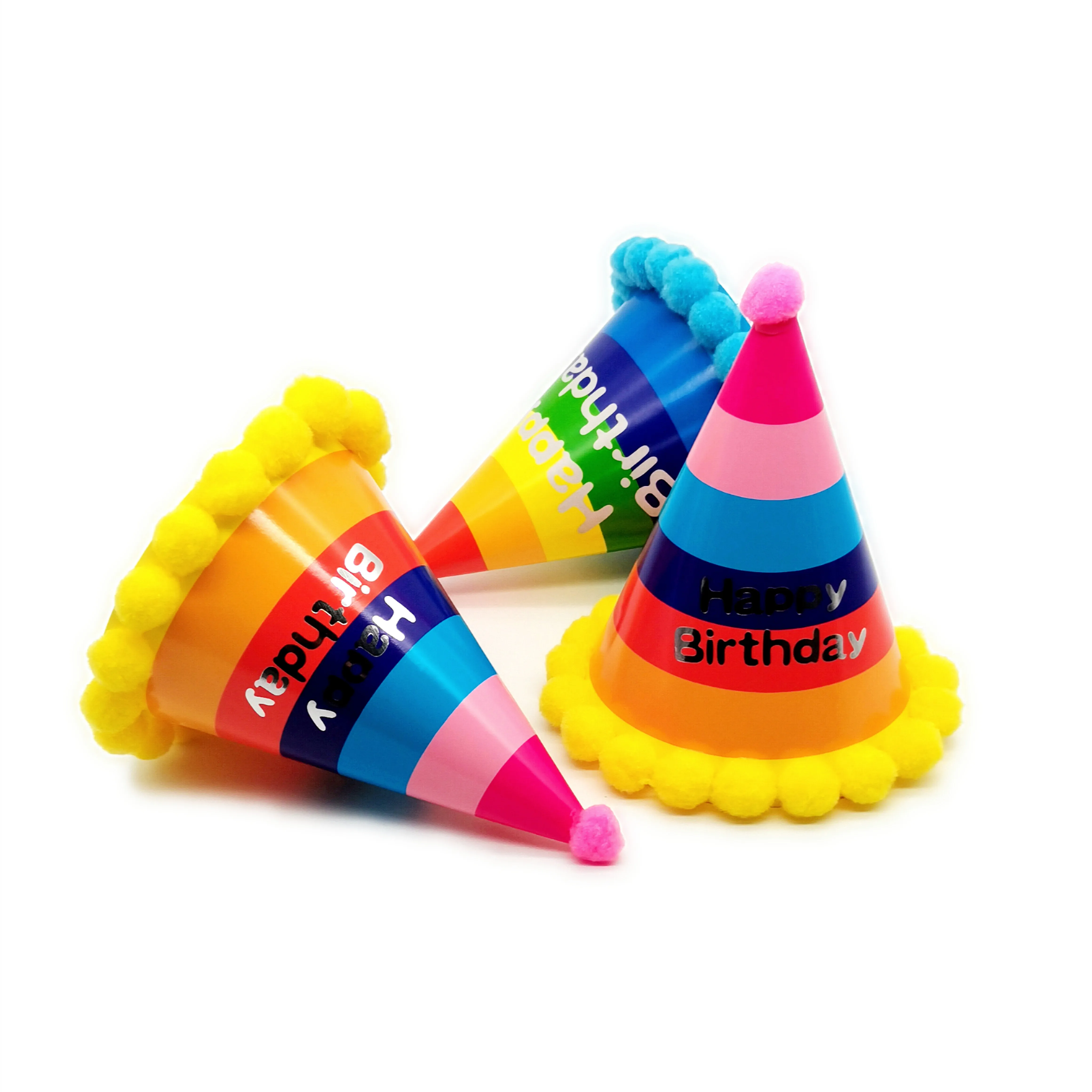 Товары для вечеринок, китайские высококачественные бумажные шапочки для празднования дня рождения, декоративные шапки для вечеринки, шапки для детей, оптовая продажа