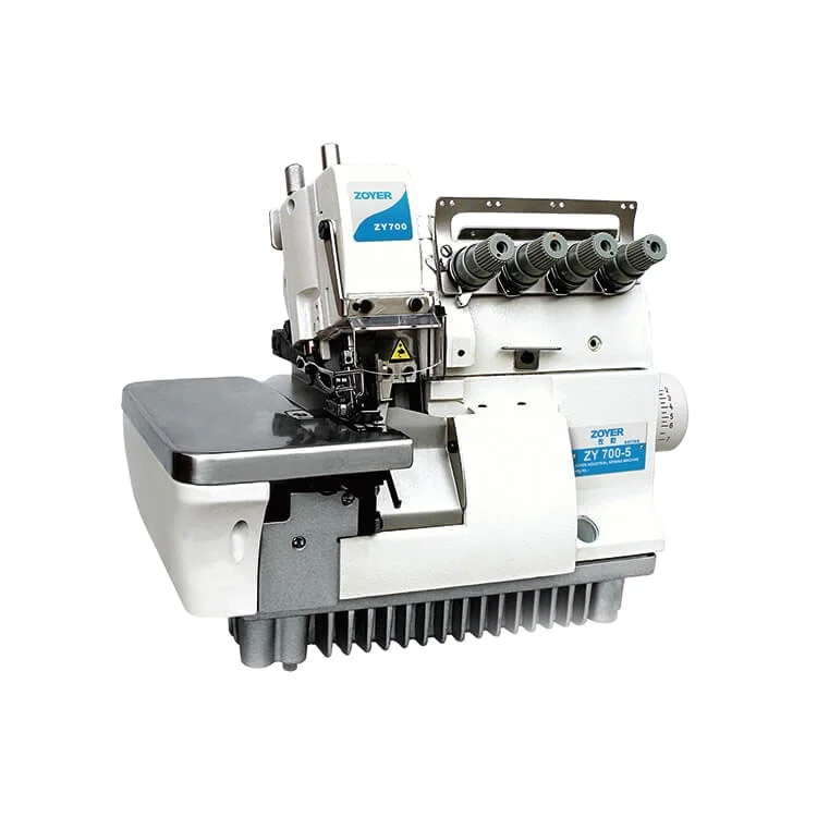 ZY700-5D Zoyer Pegasus Industrial Sewing Machine Overlock Stitch Direct Drive Full Automatic High Speed 5-thread Machine