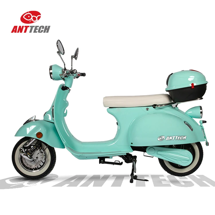 Классический винтажный электрический скутер EEC 2000 Вт VESPA- 60 в 40 Ач Двойная съемная литиевая батарея максимальная дальность 90 км 45 км/ч