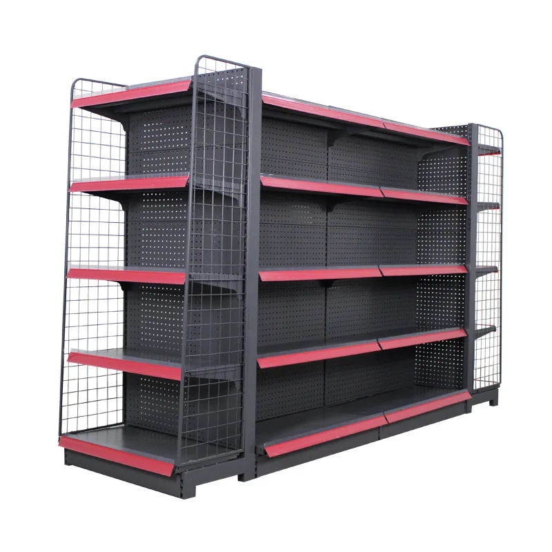 Полка для супермаркетов по отличной цене идеальная полка двухсторонняя Гондола