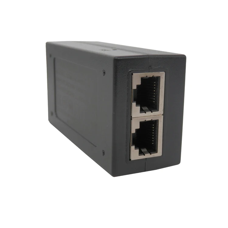 Power over ethernet 24V 30V 48V 60V 802.3af 802.3af 10 100 1000Mbps gigabit poe injector