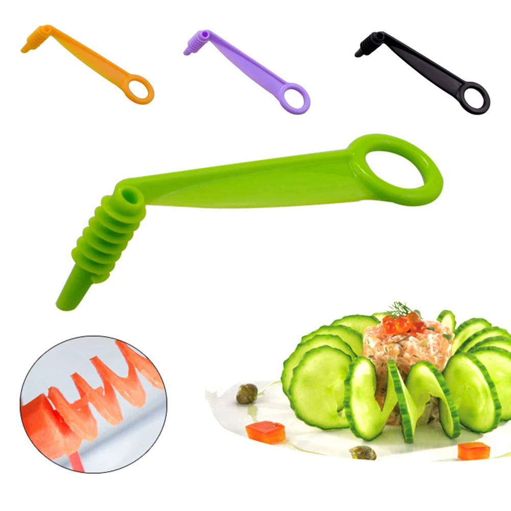 Portable Potato Carrot Spiral Slicer Kitchen Fruit Vegetable Cutter Kitchen Tool Cortadora en espiral de papa y zanahoria