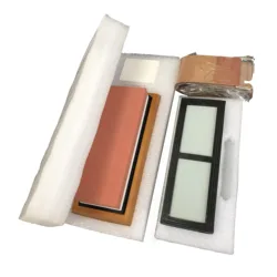 Premium Dual Grit Whetstone Complete Knife Sharpening Stone Set 400/1000 3000/8000 with Leather Strop Bamboo Base Angle Guide