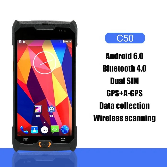  5 дюймов 4G беспроводной QR сканер штрих-кода КПК Android WIFI Портативный сборщик данных