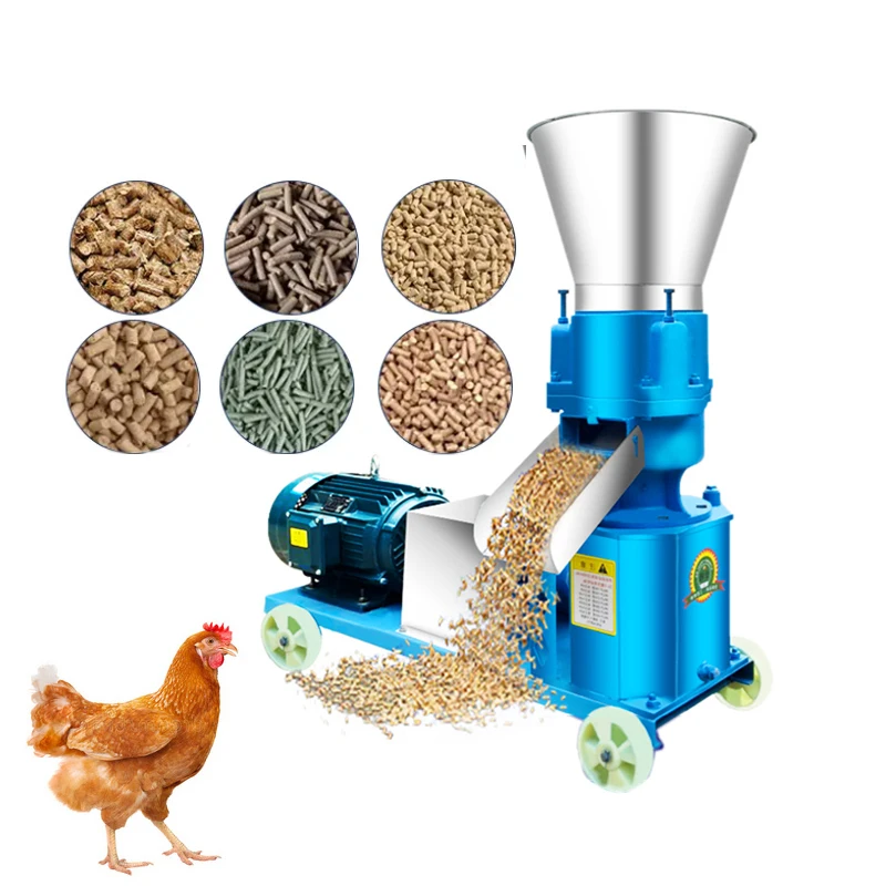 Animal mini cattle, chicken, fish and cat feed granulator floating livestock feed self-manufacturing granulator granulator