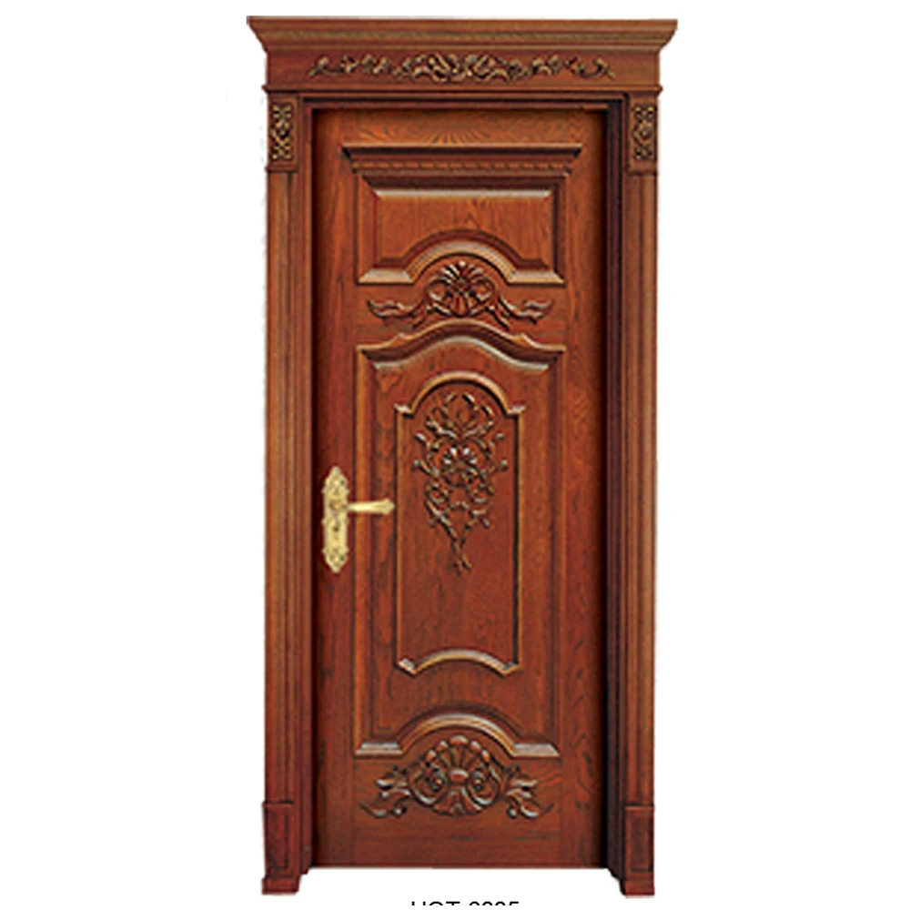 Modern Design Ash Wooden Door Interior House Doors Top Quality