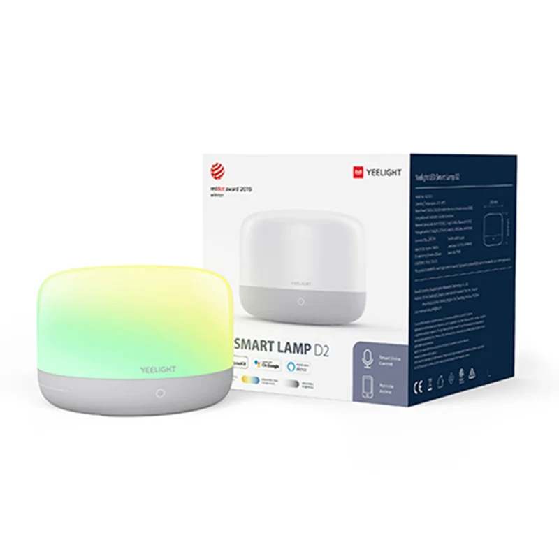 YEELIGHT Xiaomi rechargeable led lamp table lamp LED Bedside Lamp D2 work with Google assistant and Amazon Alexa Razer Chroma