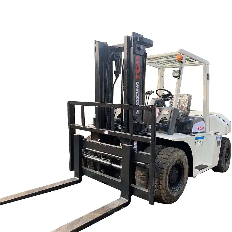 Used high-quality forklift TCM 7TON offers a one-year  warranty and cheap global shipping prices