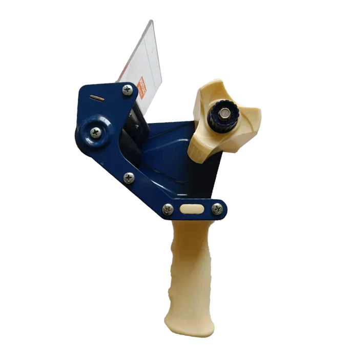 heavy duty hand held blue 4 inch high quality tape dispenser   mental tape cutter