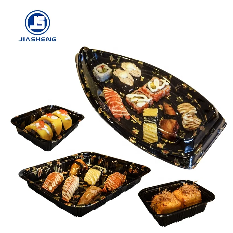 Wholesale Sushi Box Container Japanese Sushi Plastic Boat