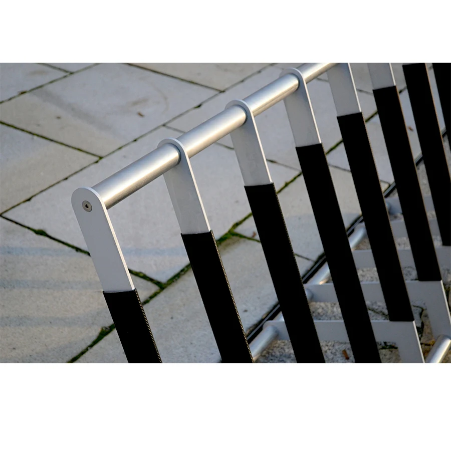 Multiple Bike Parking Community Outdoor Bike Rack Parking 5 Place Bicycle Storage Rack