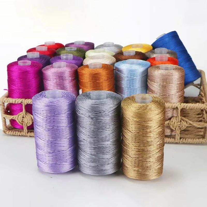 ZENGLONG textile suppliers 100% nylon tape yarns 100g/roll 16S 1ply 1.5mm thick crochet for hand knitted