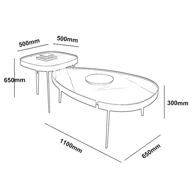 Винтажный индастриал в стиле лофт Ретро Шикарный Бронзовый Матовый центральный журнальный столик стол для гостиной мебель