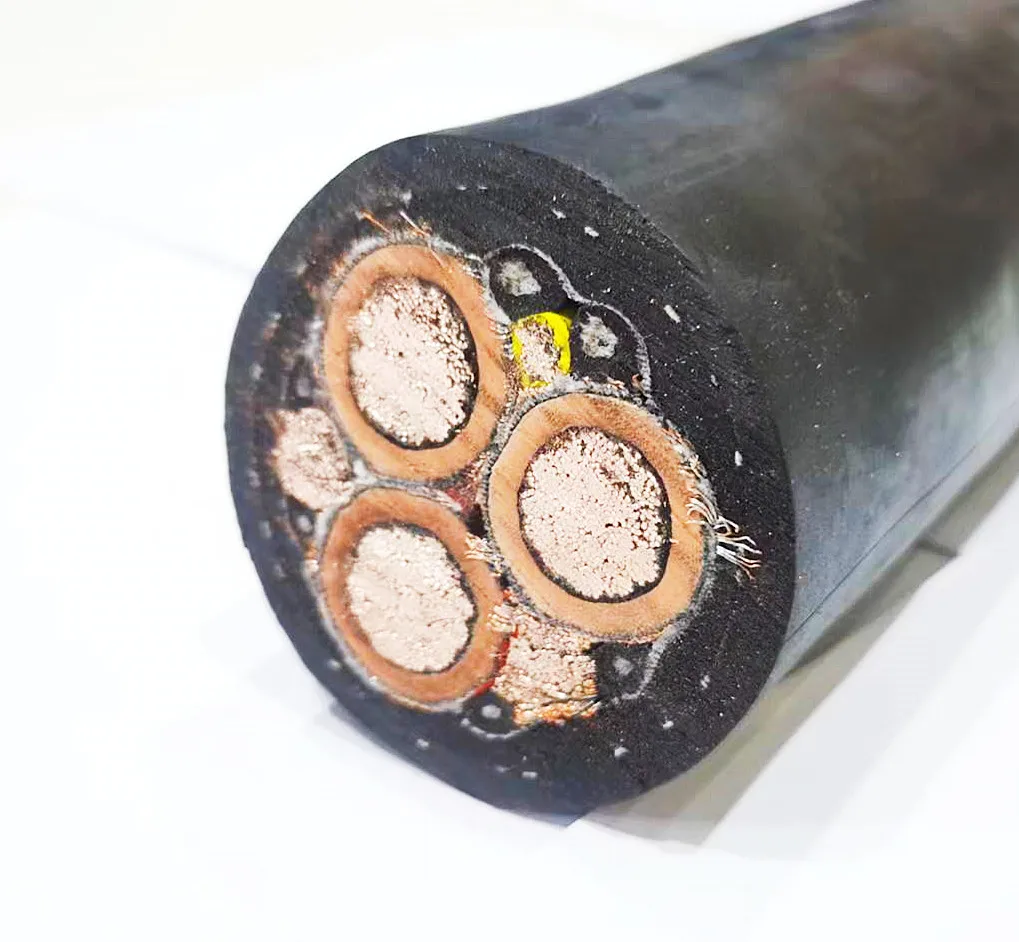 Тип SHD-GC Горнодобывающий кабель 3 проводника 4/0 AWG 8 кВ многожильный медный EPDM CPE оранжевый