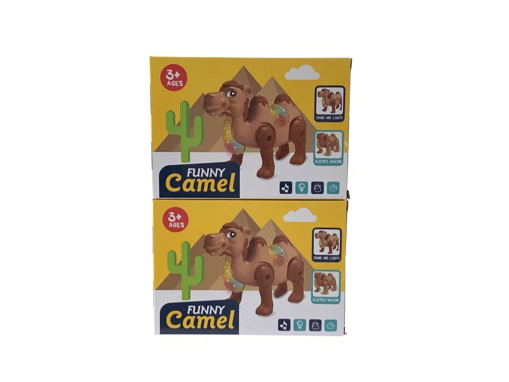 Hot Sale Electric Toy Animal Walking Camel Toy With Light and Music for Kids