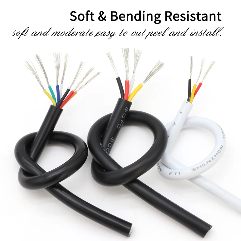 Компьютерные кабели Awm 2464 кабель 22Awg 4 Core 300V UL2464 связи