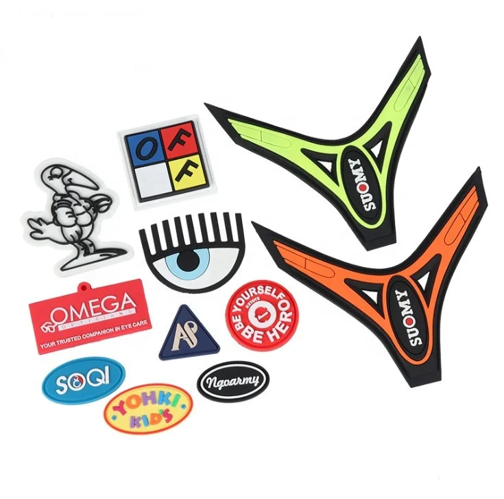 Custom Embossed 3D Silicone Soft PVC Rubber Patch