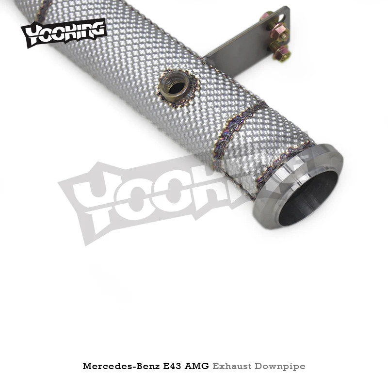 Tuning Racing Straight Downpipe For Mercedes-Benz E43 AMG 3.0TT 2016-2018 Stainless Steel Performance Escape Car Exhaust System