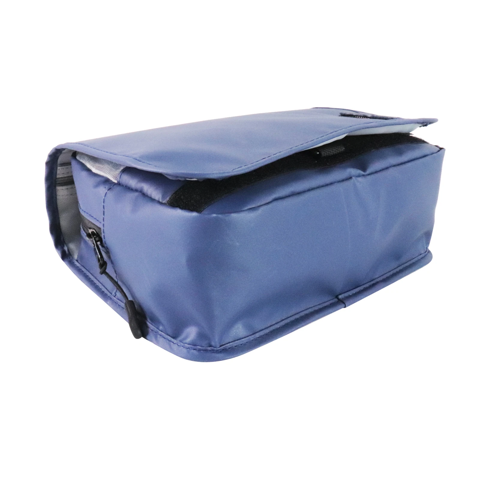 Folding large capacity travel cosmetic makeup bag hanging nylon travel toiletry bag for women men with hanging hook