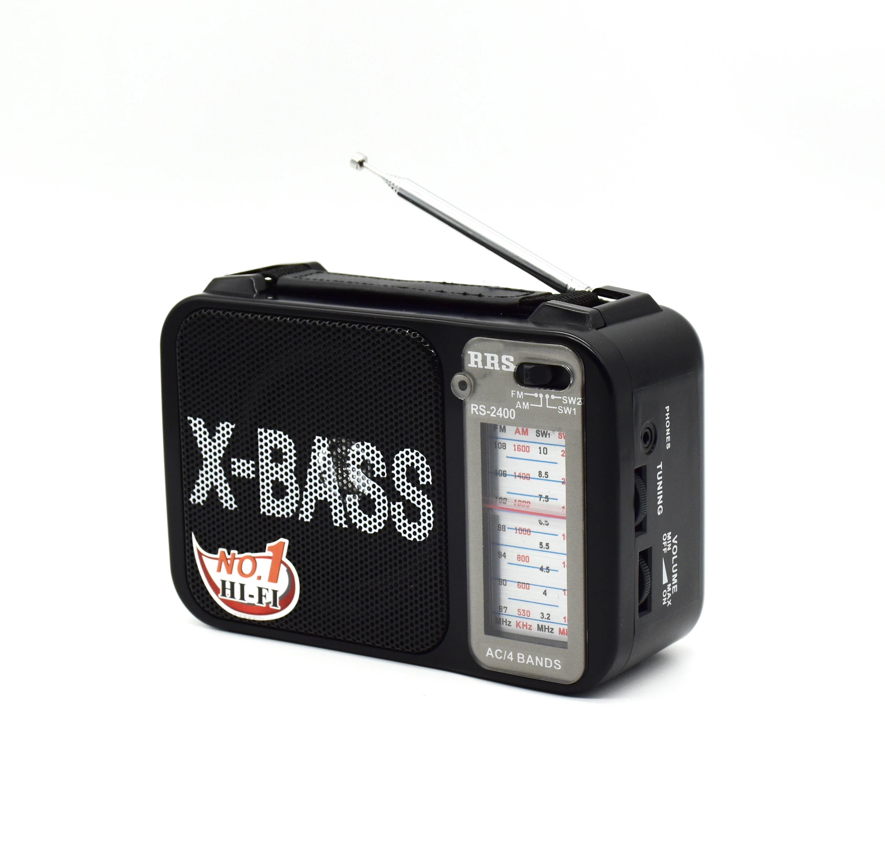 Винтажные FM AM радио RS-2400 аккумуляторная коротковолновый переносной приемник аварийное Бумбокс радио