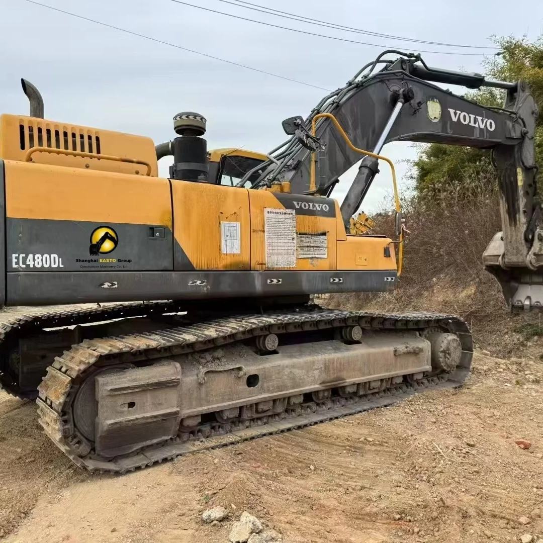Latest Volvo 480 Digger Used Excavator 48T Machinery For Construction Earth Moving Digging Second Hand Bagger Low Price For Sale