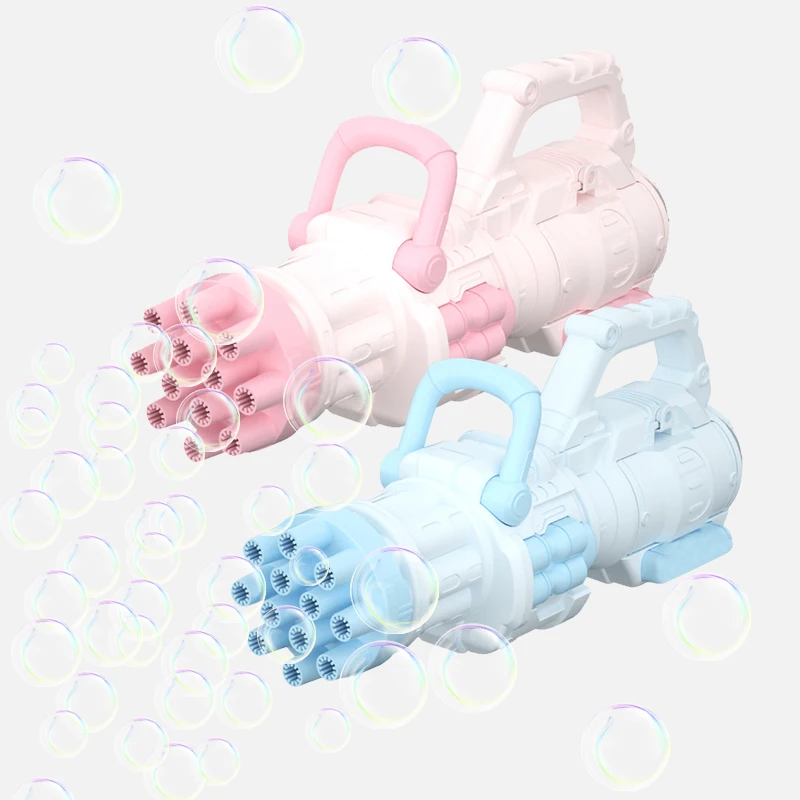 Оптовая продажа летняя Автоматическая пузырчатая машина Базука всех типов для приготовления пузырей 60 отверстий пистолет-Базука