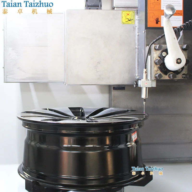 Exporting To UK Diamond Cut Alloy Wheel Repair Lathe CNC Machine WRC28VM