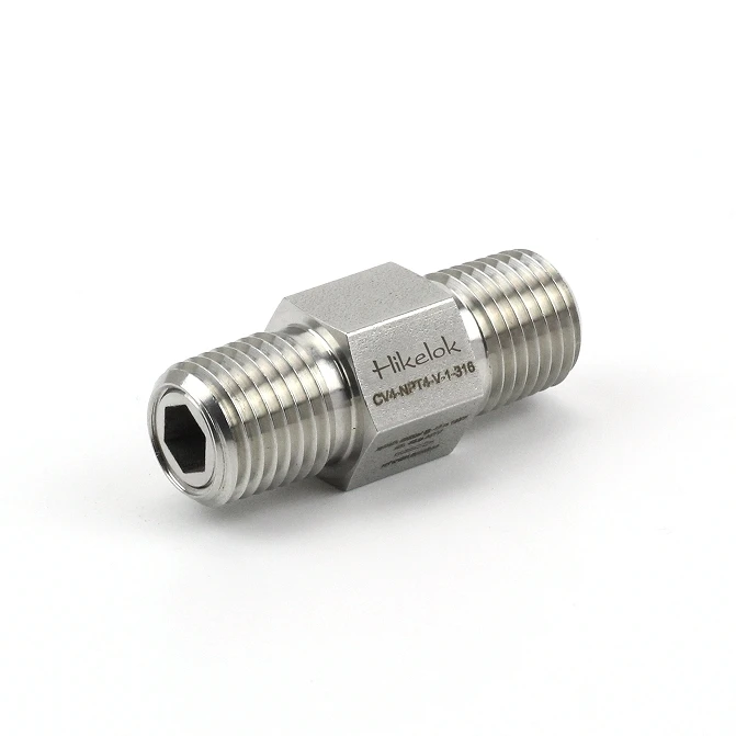 Swagelok Type Hikelok Instrument 3000 to 6000 Psi 316 SS Non Return Valve with Factory Price
