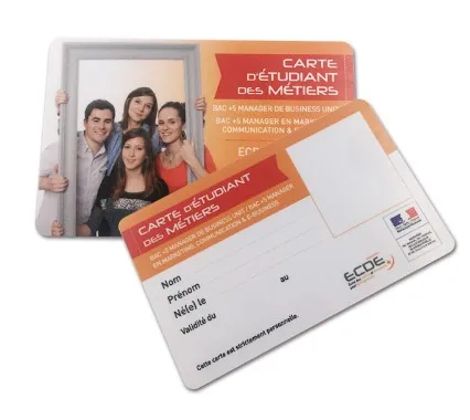 Customized PVC ID Card CR80 85.5*54MM for Vip Event Badge Student Employee Cards