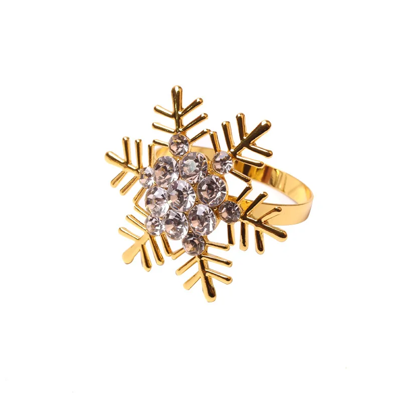 Christmas snowflake napkin buckle napkin ring