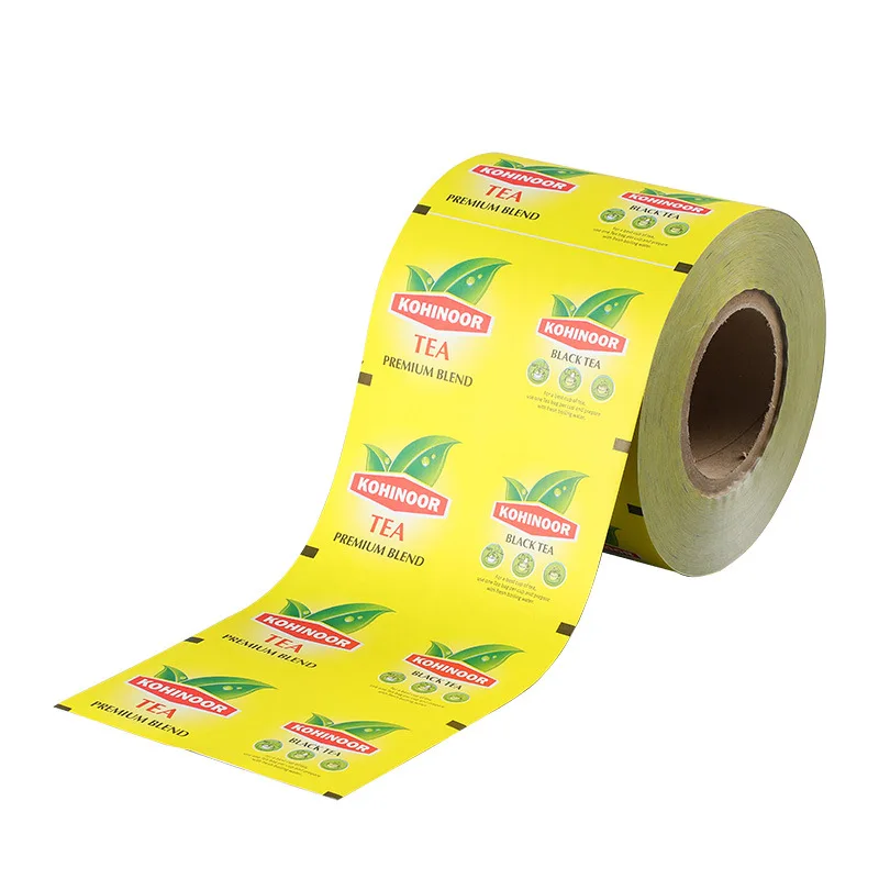 Custom Logo Fancy Tea Envelope Aluminum Foil Coffee Tea Sachet Packing Film Roll