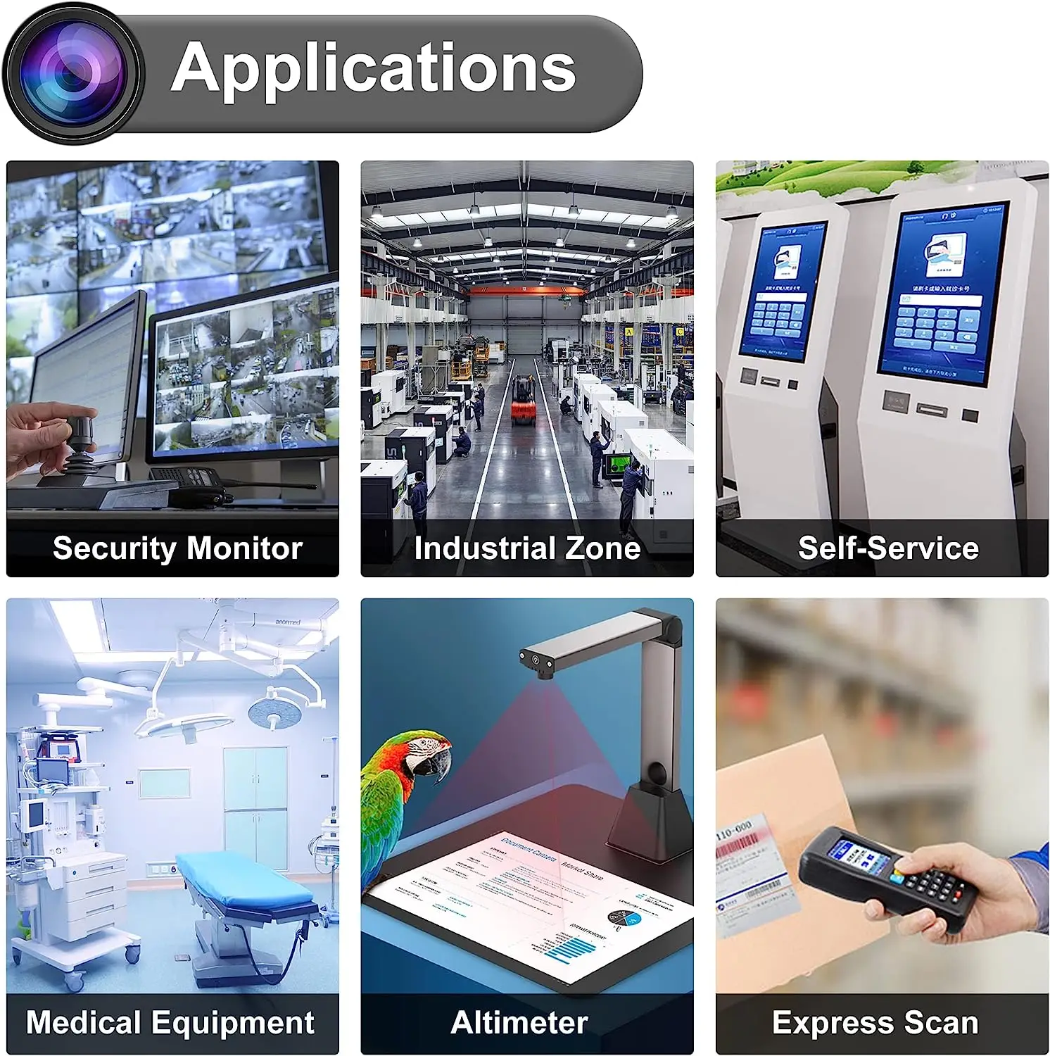 ELP USB Camera Module Autofocus 48MP Industrial Board Camera 8000x6000 High Definition Camera for Altimeter, Machine Vision