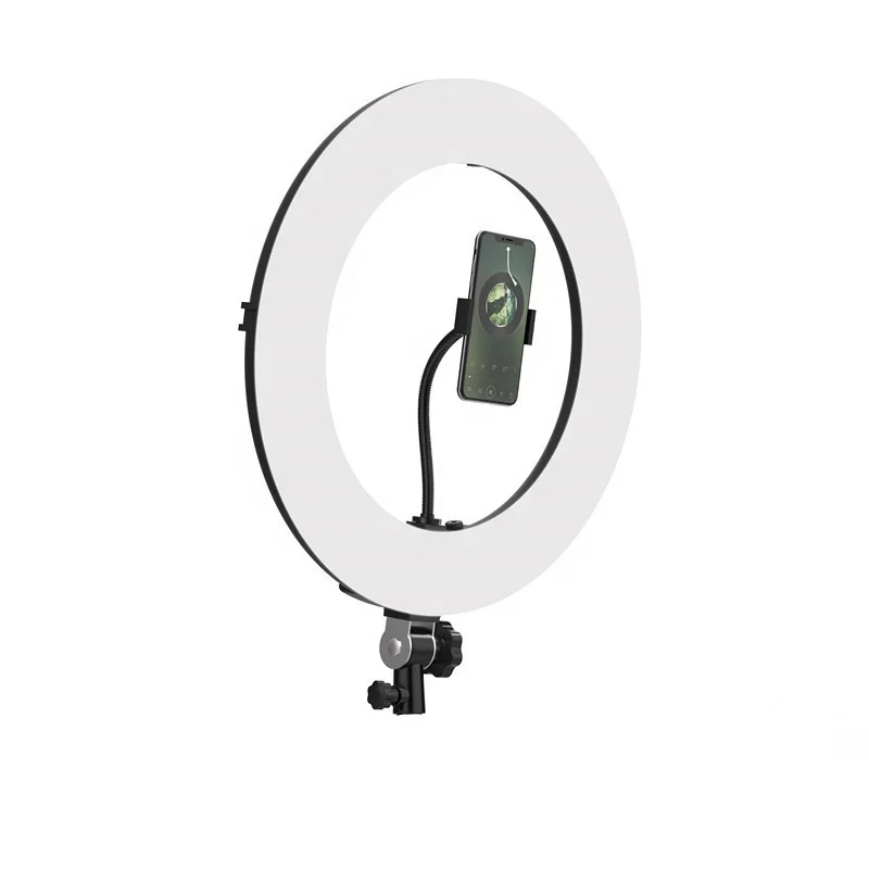 90W Fill Light Photographic Ringlight 18 Inches Selfie Led Ring Light