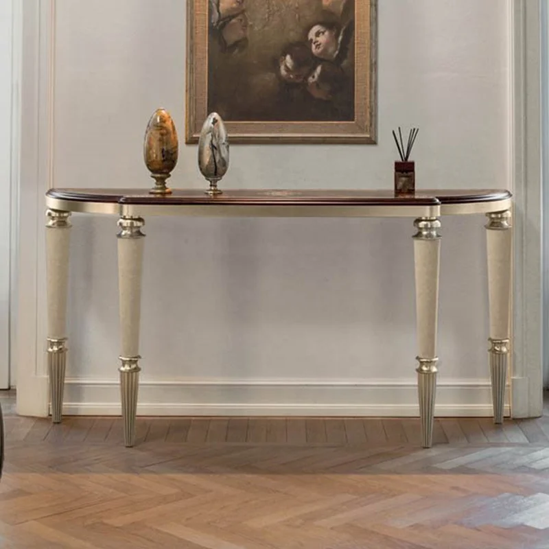 Мебель для Холла отеля, стол для стола, металлический матовый черный и кожаный консольный стол для декора лобби, подставка для цветов