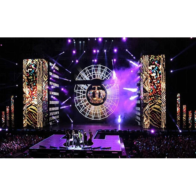 Foxgolden P3 Smd Full Color Led Indoor Rental Screen Church Stage DJ Concerts Used a Lot of Scenes