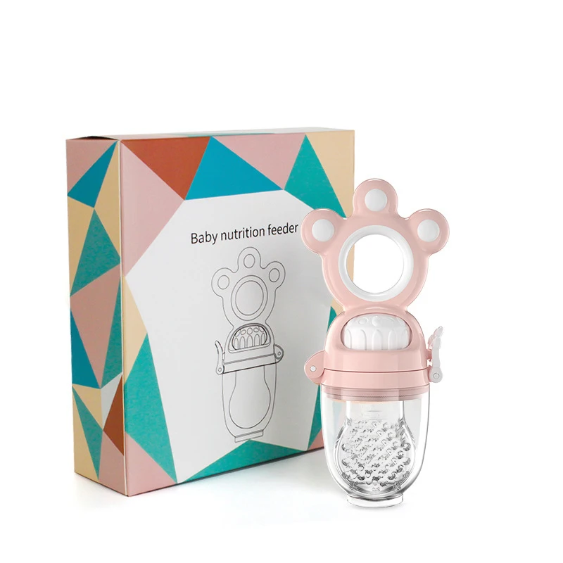 Baby cartoon funny fresh fruit feeder teether nutrition feeder baby food feeder fruit pacifier baby fresh fruit pacifier