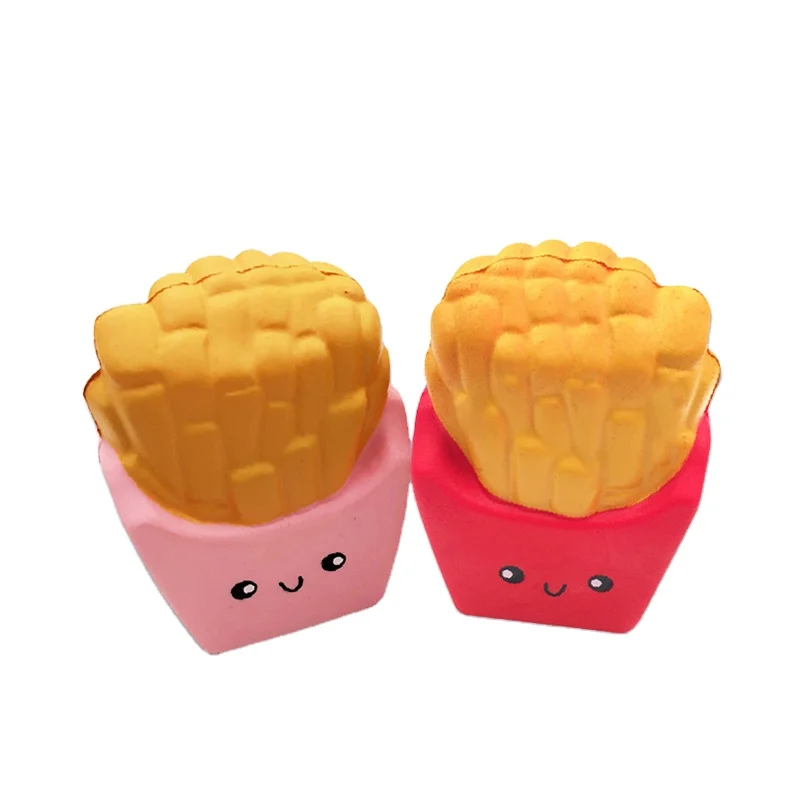 Factory Wholesale Best Seller PU Foam Squishy Doughnut Hamburger Food Toy for Kid