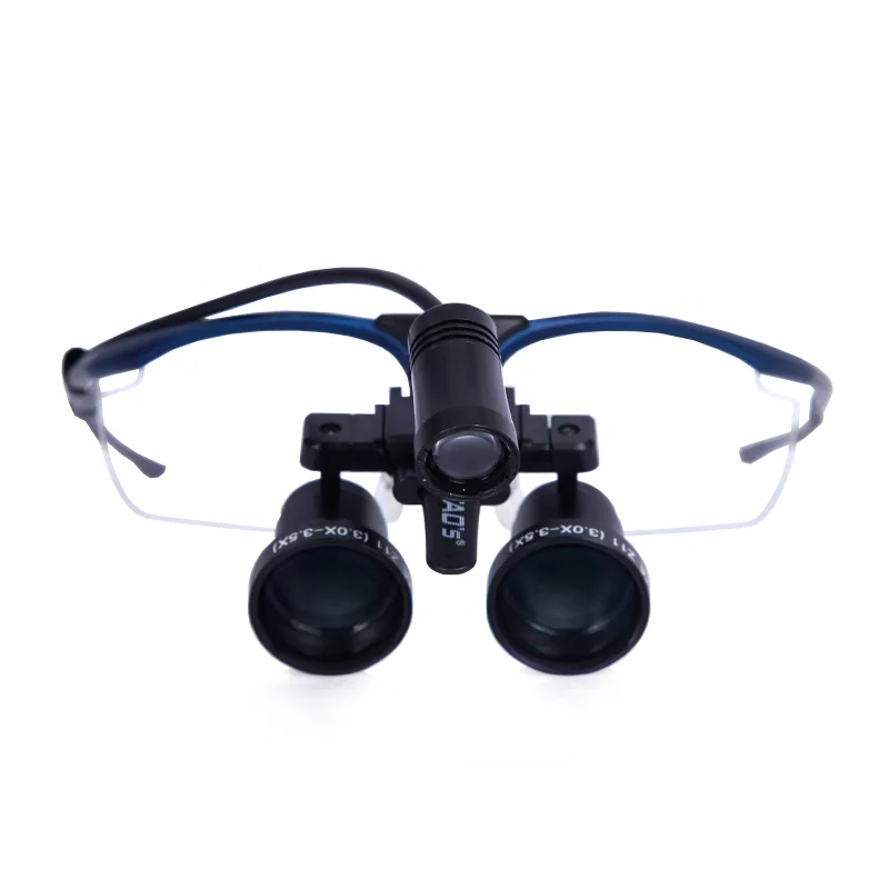 Тао регулируемое увеличение хирургические стоматологические лупы Z11 3.0X - 3.5X с новым светодиодным индикатором 21x