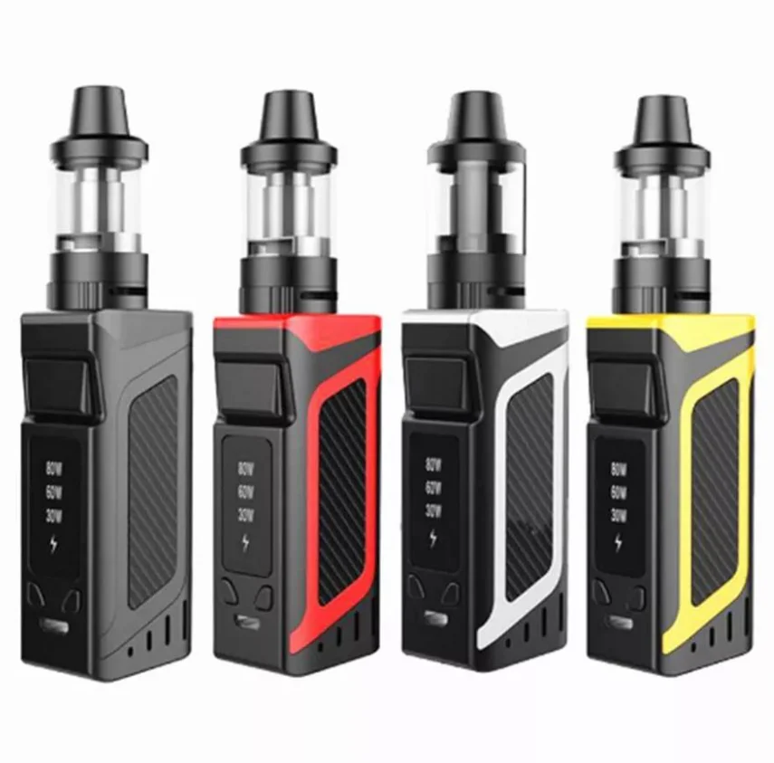 new trending 80w box mod 18650 battery mods vape 510 thread electronic cigarette vaper best e gifts