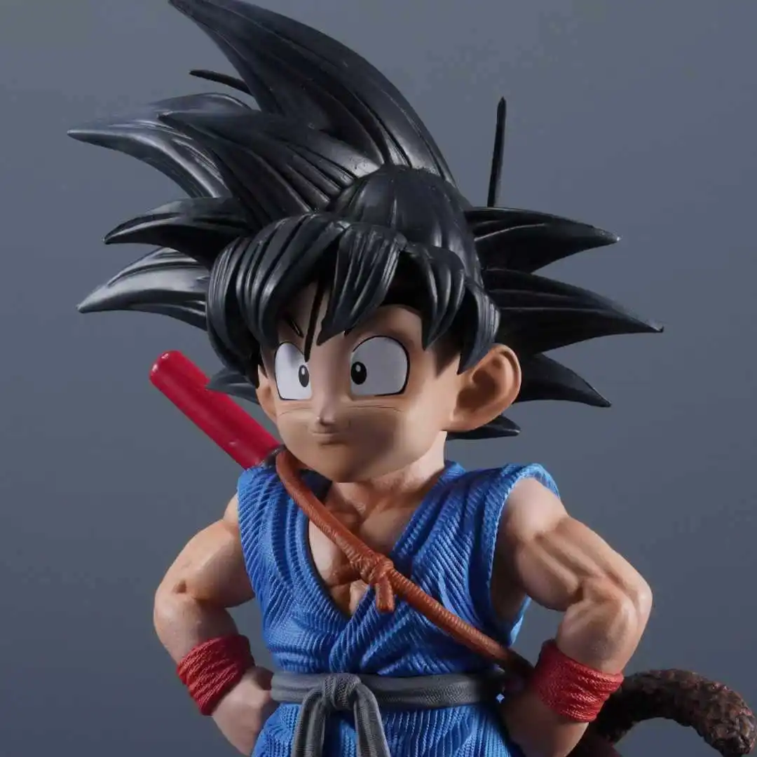 2 Style Child Goku DBZ PVC Toys Cute 19.5CM Model Dragon Ornaments Collection Action Cartoon Anime Figures