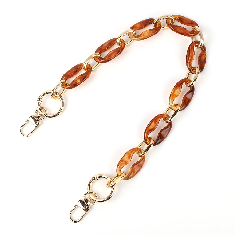 New 40/60cm Acrylic Handbag Chains Shoulder Bag Strap DIY purse Chain Resin Chains Handles Belt Parts Bag Accessories