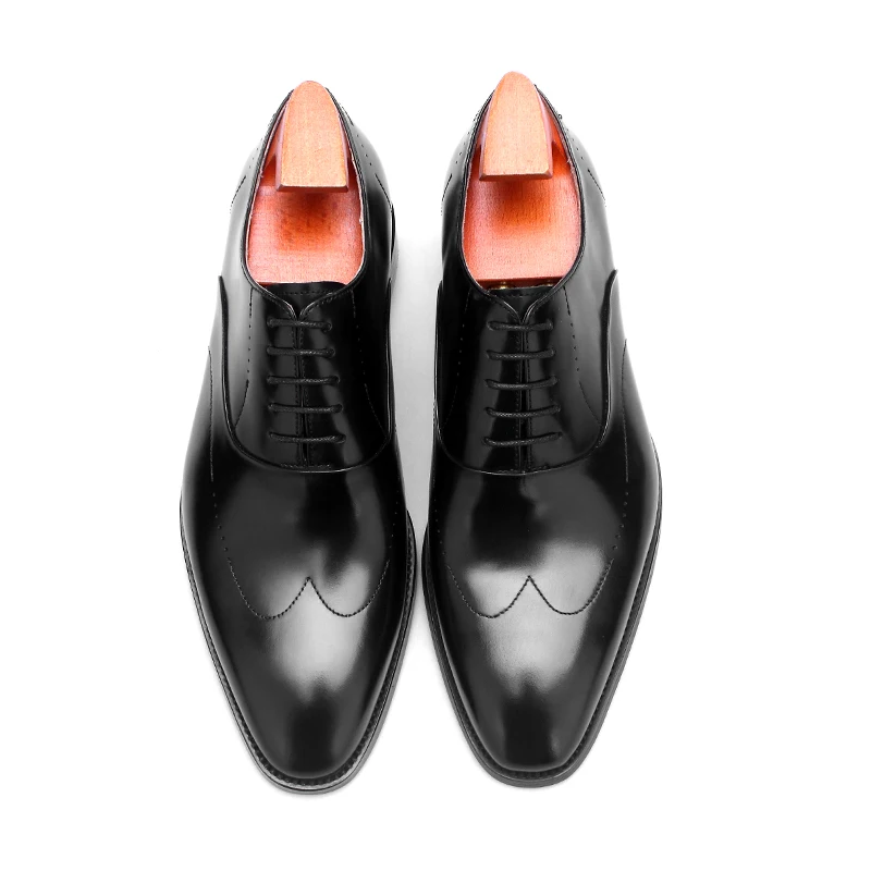 G8-B524 New Arrival Handmade Painted Men Italian Genuine Leather Official Business Wedding Dress Shoes