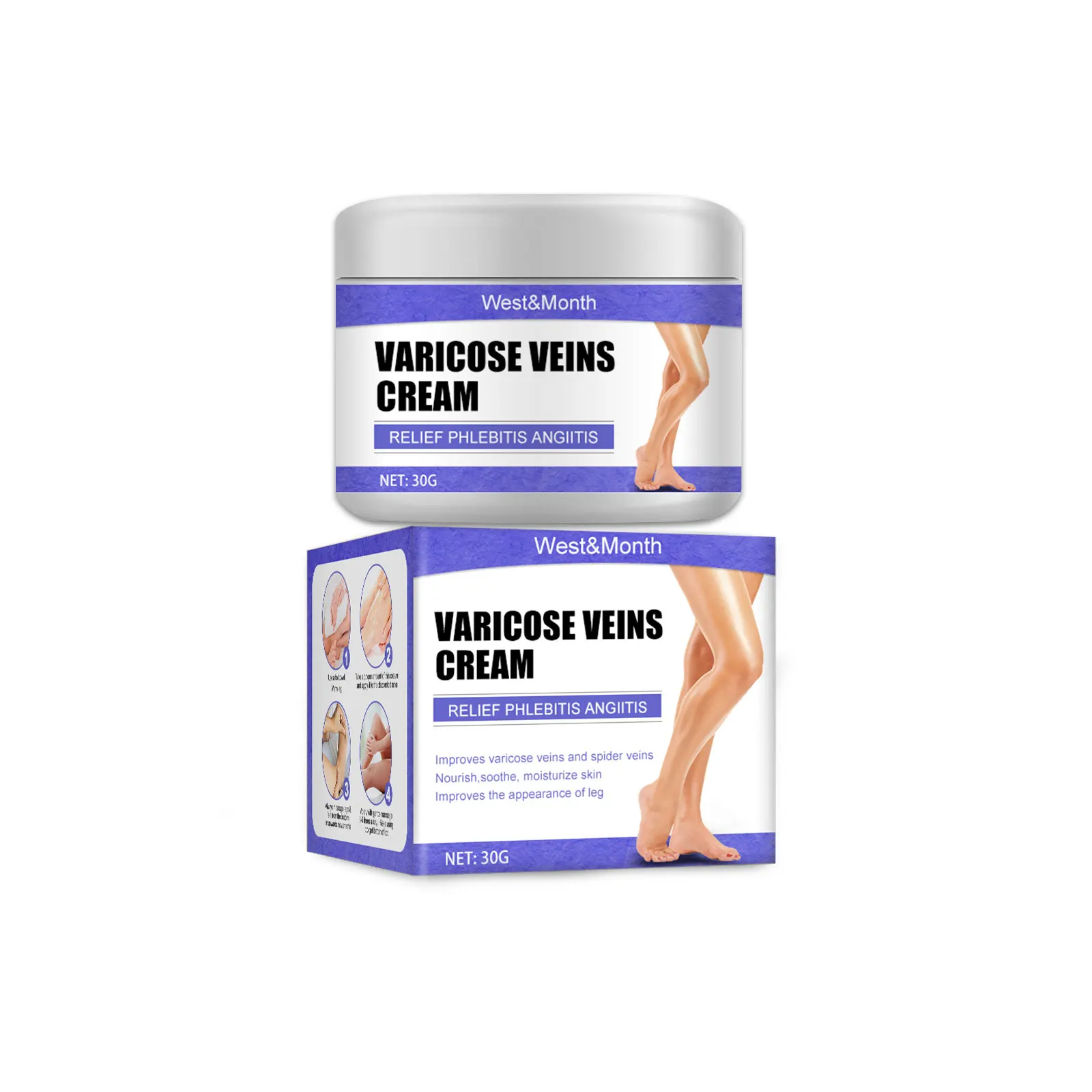 Hot selling product Relieves Phlebitis Vasculitis Improves Blood Circulation Varicose Veins Cream (1600463311516)