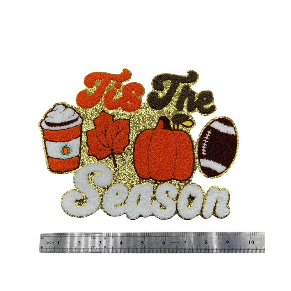 Wholesales Iron On Patches Custom Embroidery Mama Chenille patch Cartoon Custom Patch for T-shirt