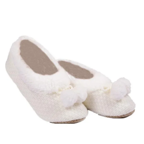 Sherpa Plush Fleece Lined Slipper Bootie Socks with Non Slipper Grippers