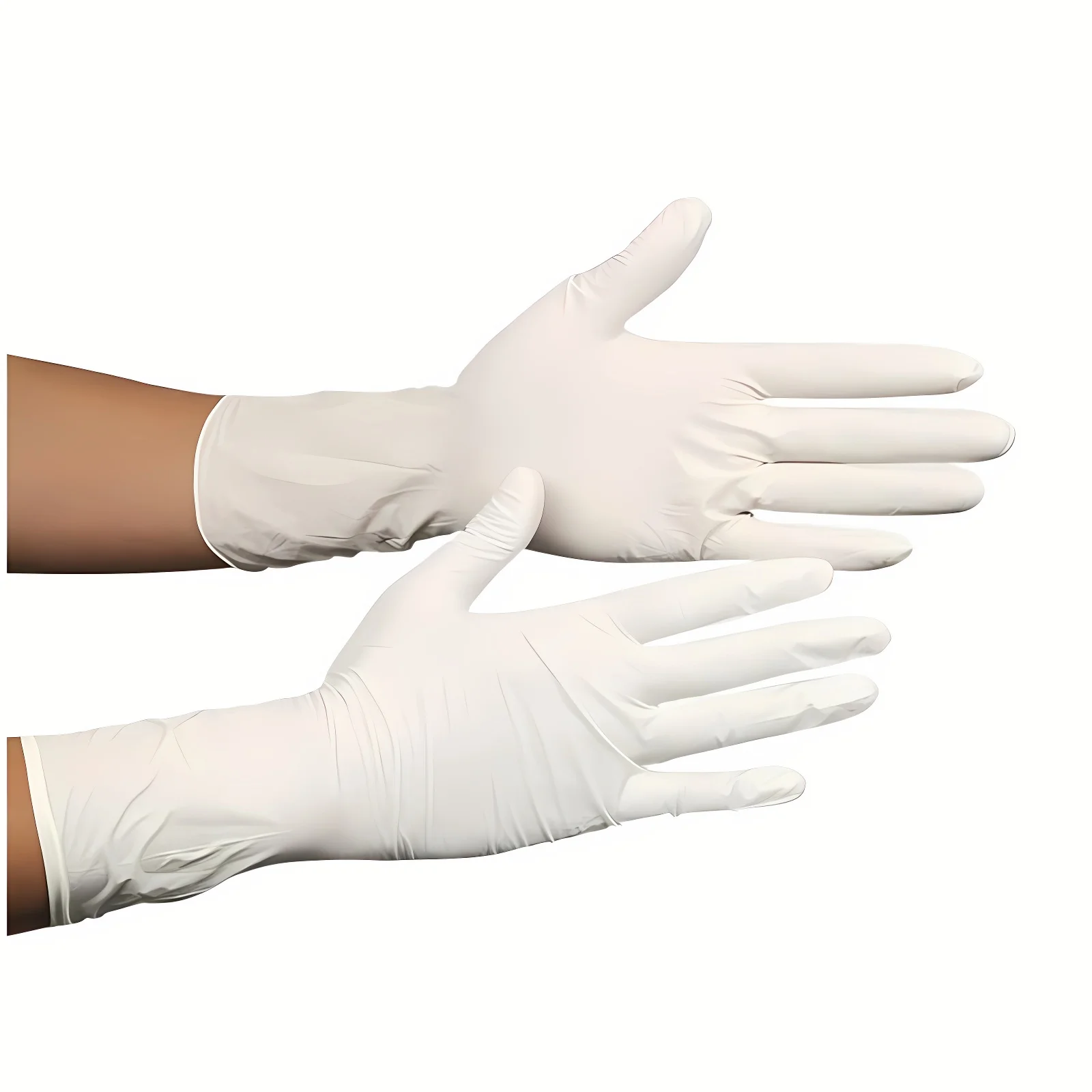 High Quality Customized Logo 13g Knitted Polyester Nylon Ce and  nitrile gloves in china